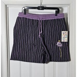 Parks Project X Dr. Seuss Lorax Shorts Purple Black  Sz XL  NWT Unisex